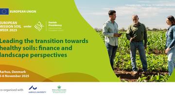 Leading the transition towards healthy soils: finance and landscape perspectives