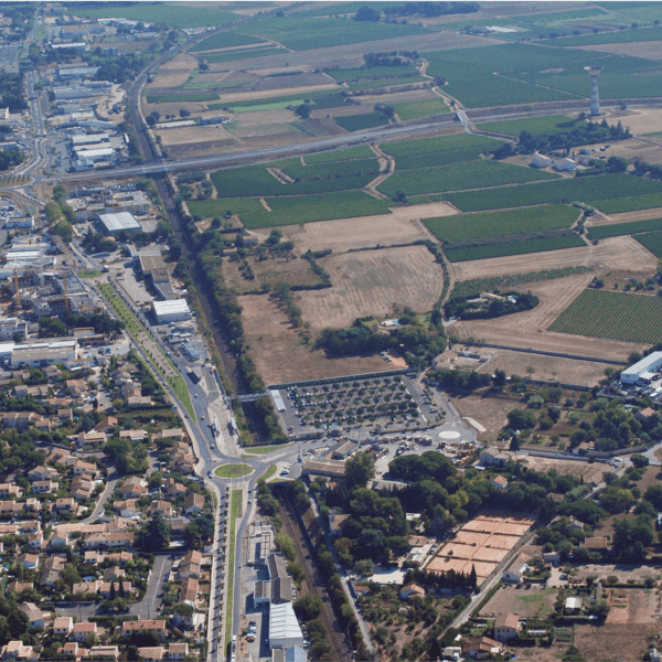 Montpellier Aerial View