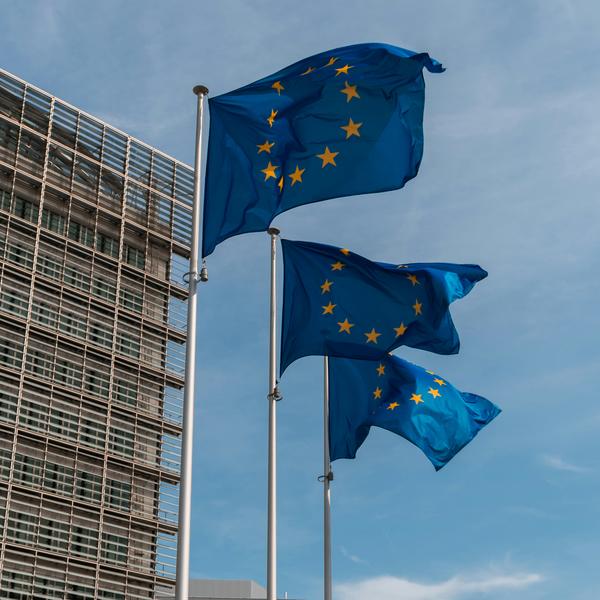 EU Flag Brussels 